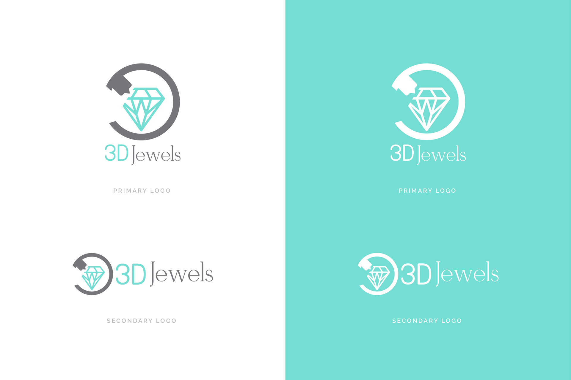 3d Jewels Logo